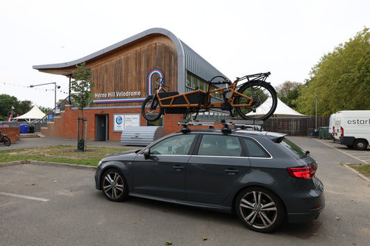 Cycling Electric Double-Takes at BikeCarGo: Spotting the World's First Cargo Bike Roof Rack at Herne Hill